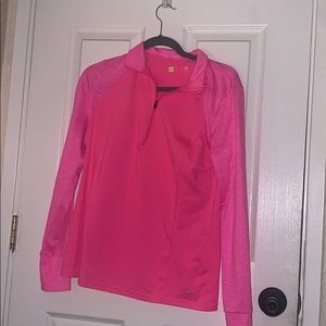 Pink running jacket